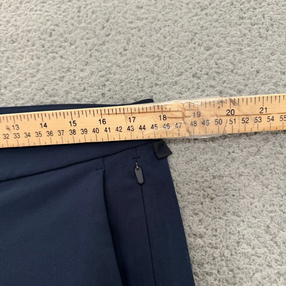 Lululemon Commission Pant Slim Navy Blue Warpstreme Golf Chino Mens 35x31